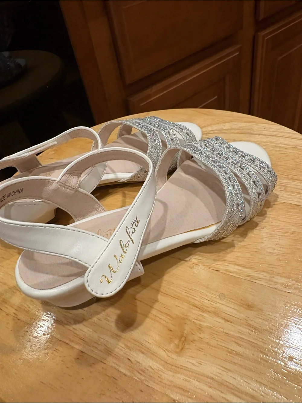 Wal Fou Rhinestone Strappy shoes NEW in Box!